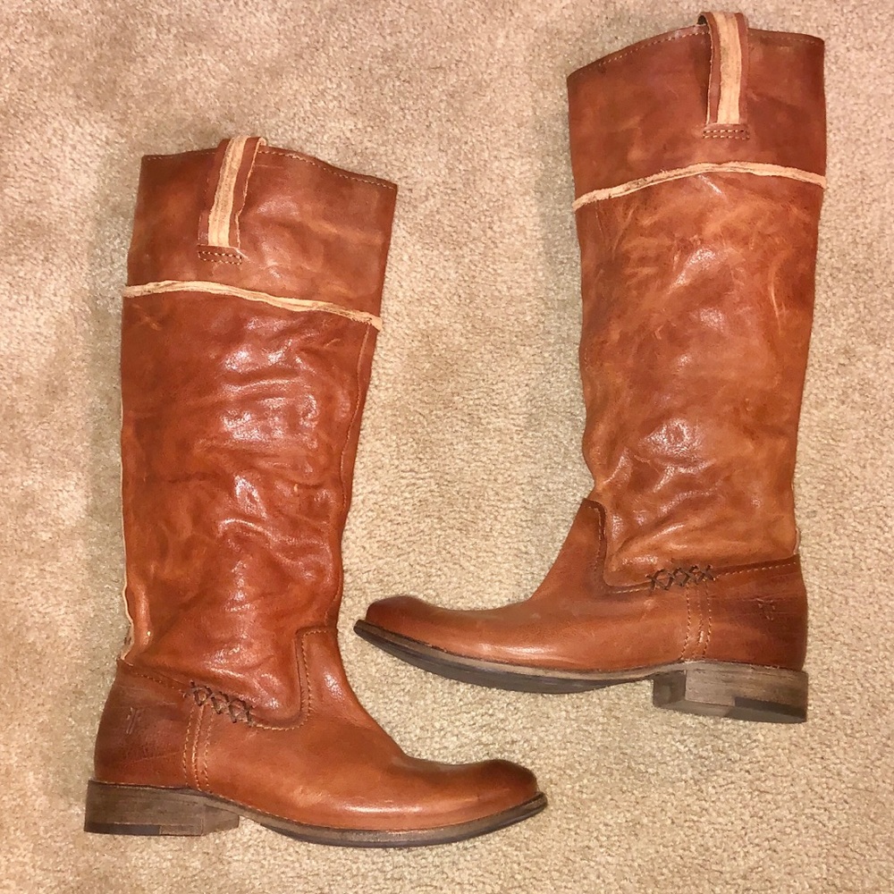 Frye Brown Leather Boots
